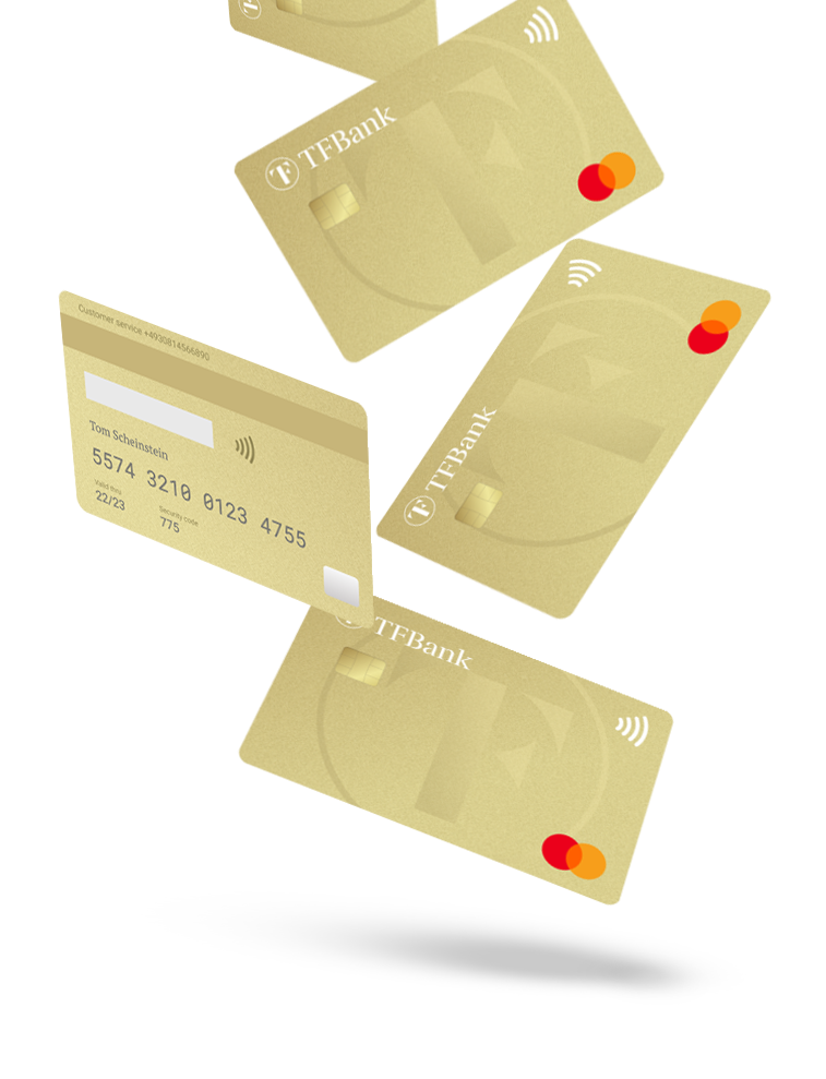 Kreditkarte Mastercard Gold TF Bank
