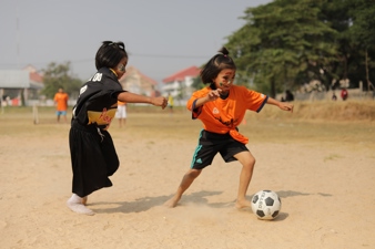 Mädchen Fußball Thailand