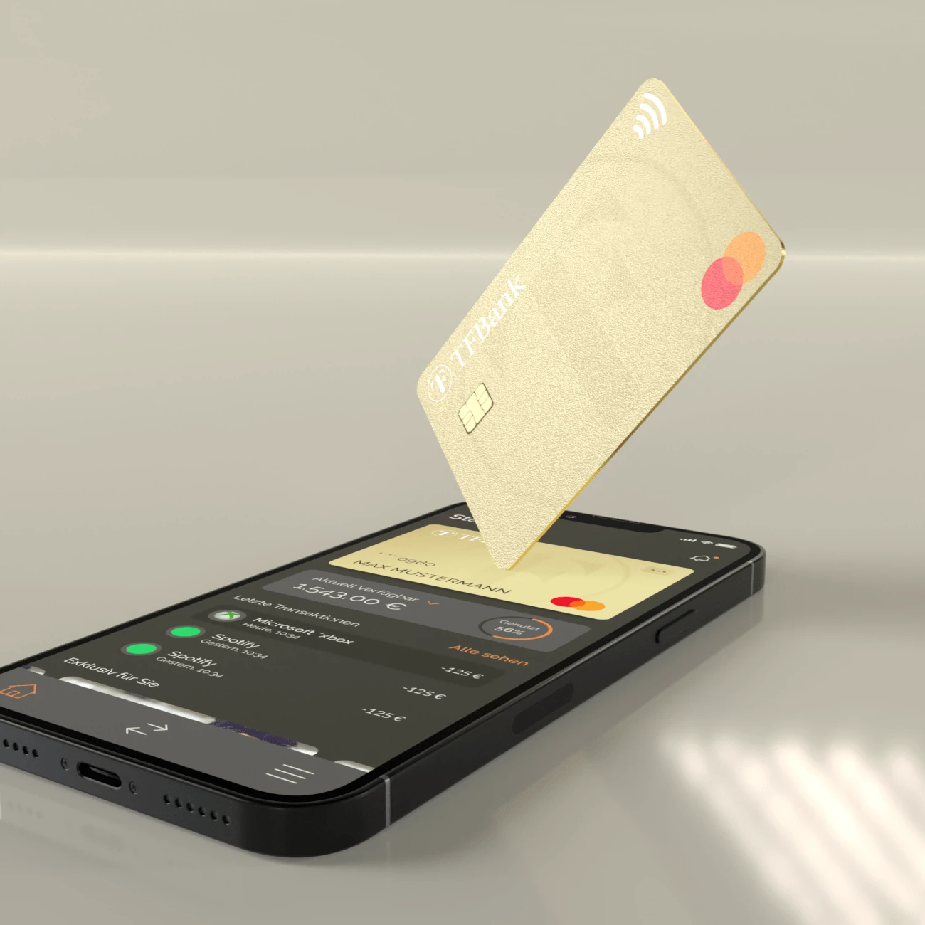 light app tf bank mastercard 