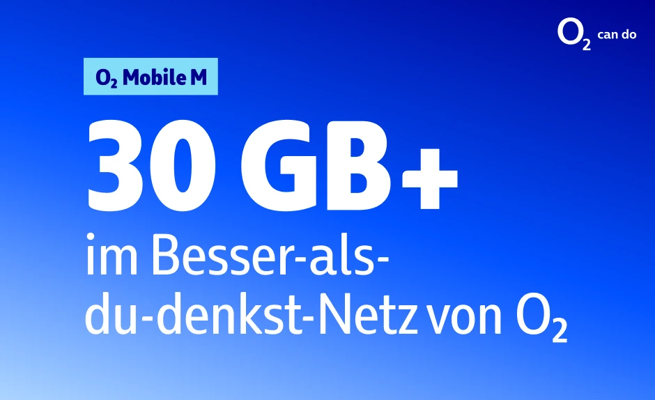 Angebot für o2 Mobile M Vertrag (30 GB+)